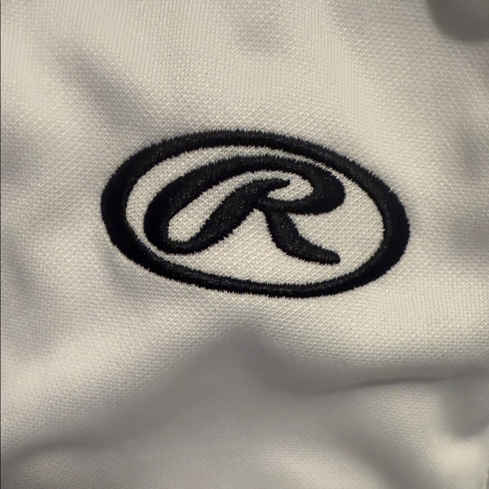 NWT Rawlings Kids White and Blue Athletic Pants - Picture 3 of 6